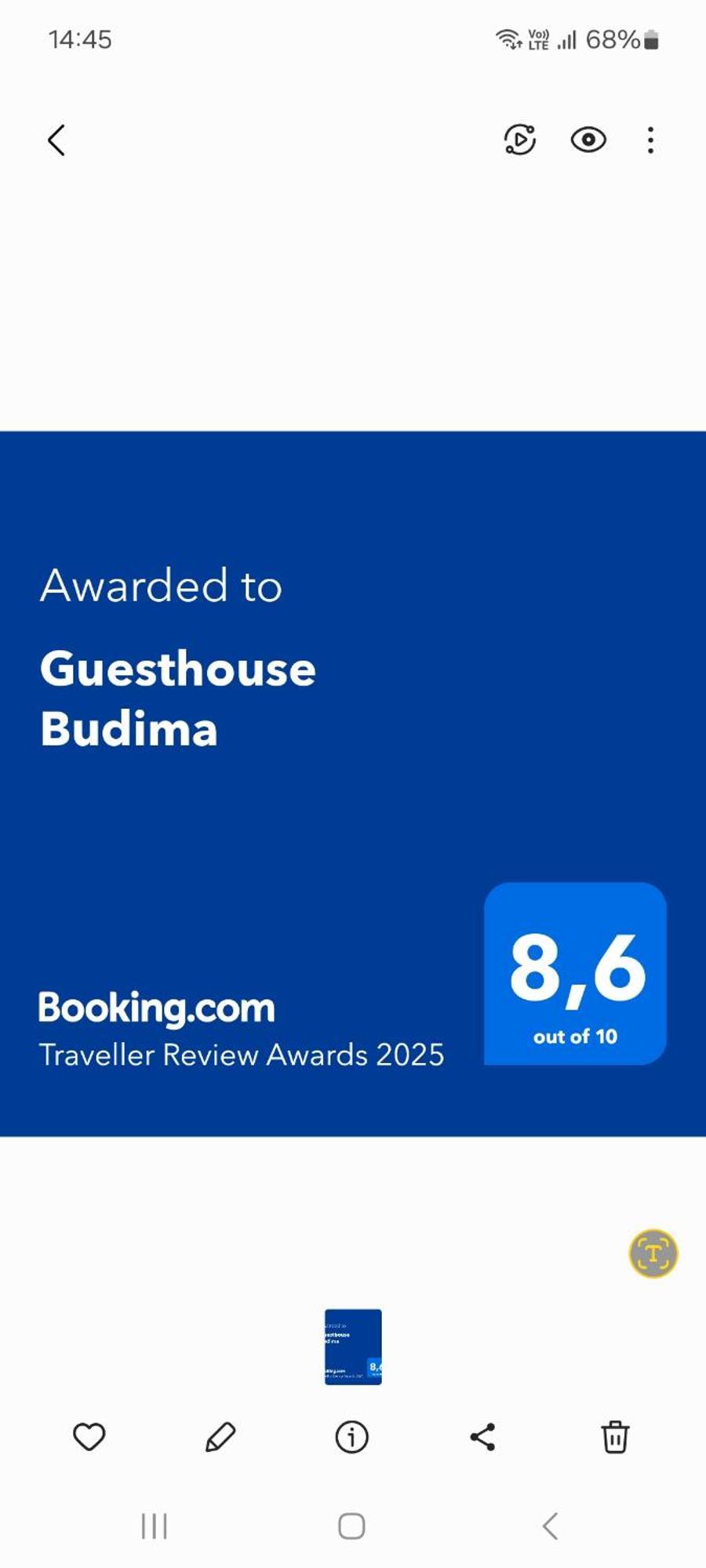 Guesthouse Budima Banići Exterior foto